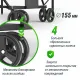 Теннисный стол UNIX Line для улицы компактный / Compact Outdoor 6 мм ACP, зеленый