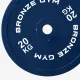 Диск калиброванный BRONZE GYM для пауэрлифтинга синий 20 кг
